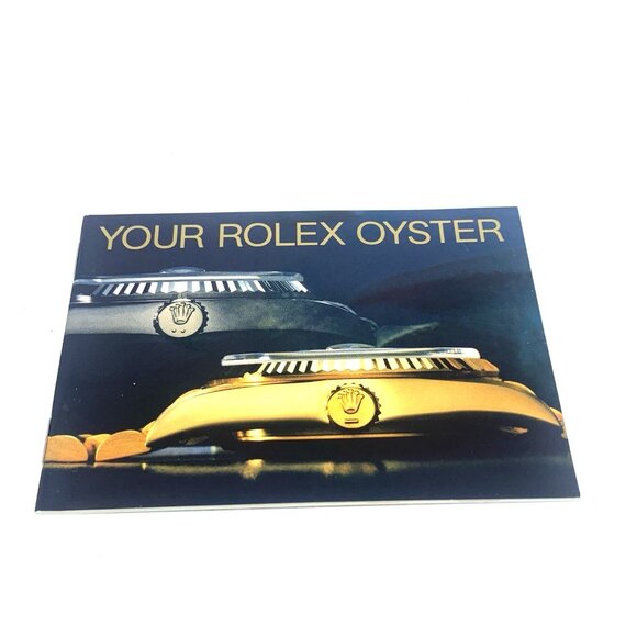 Authentic Rolex Oyster Date Vintage 1988 Swiss Watch Booklet Manual - Picture 15 of 16